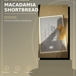 Butterfingers Macadamia Shortbread